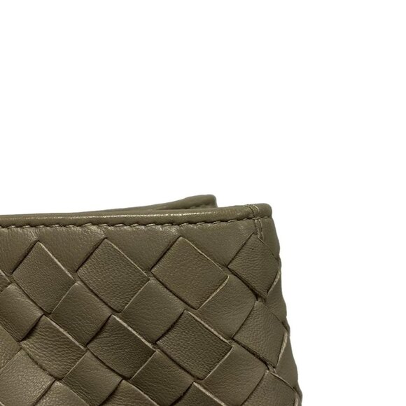 Auth BOTTEGA VENETA Intrecciato - Gray Leather B********* Tote Bag - Picture 5 of 16